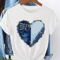 Round-neck Casual T-shirt