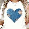 Tattered heart T-Shirt