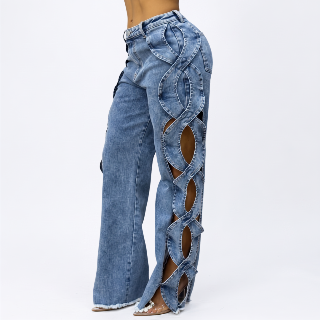 Vintage Distressed Denim Pants