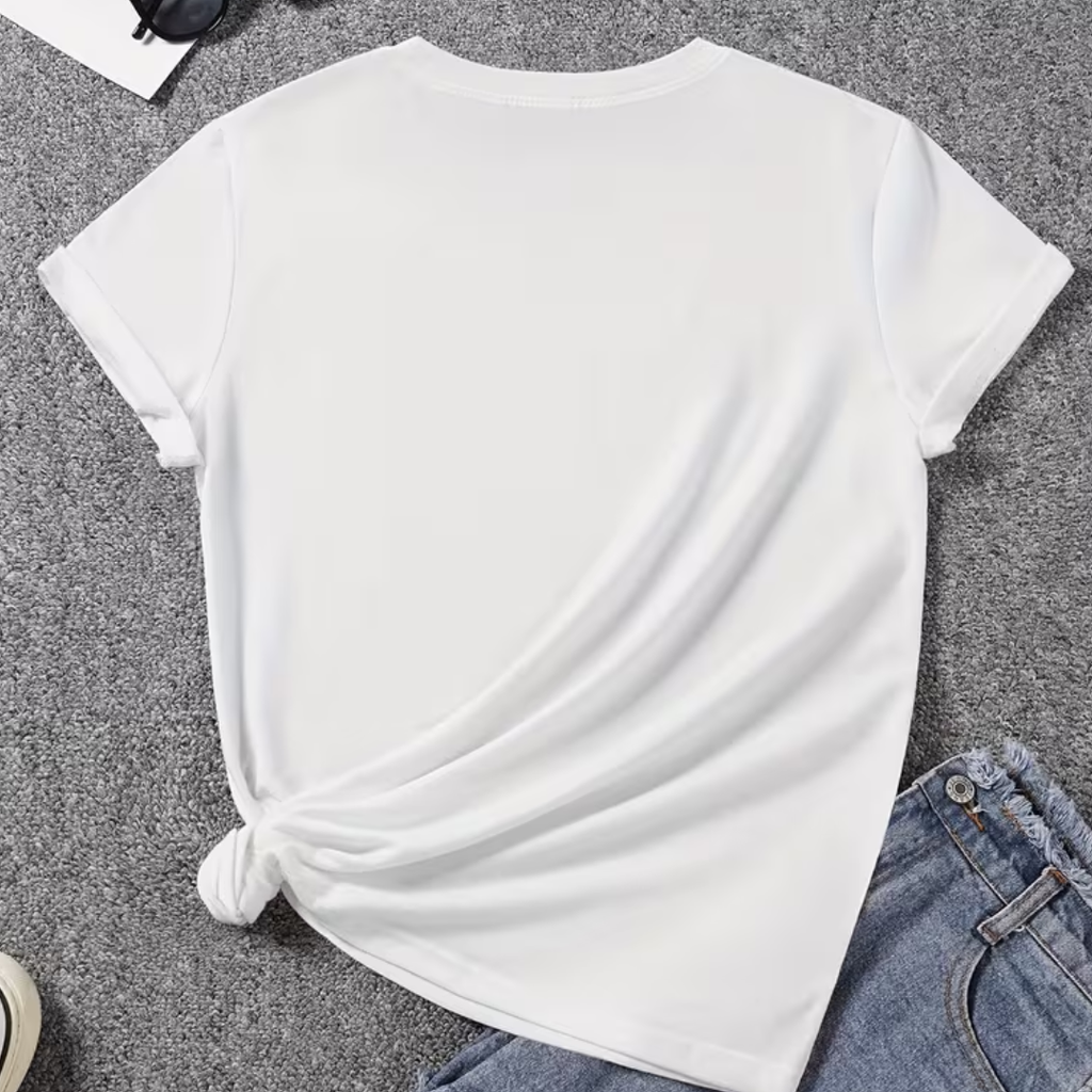 Round-neck Casual T-shirt